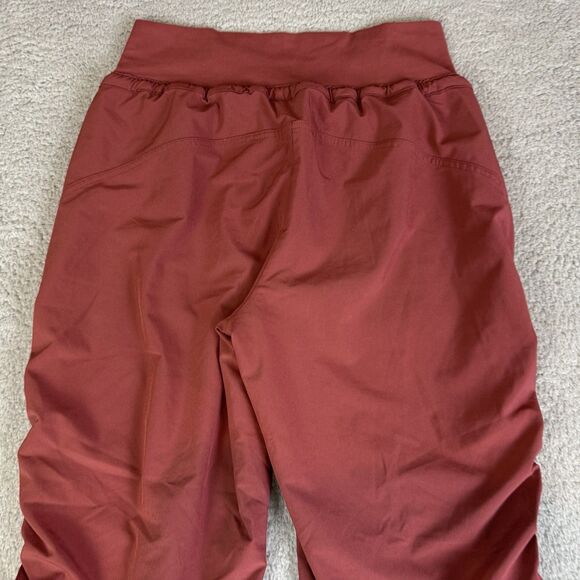 Athleta Pants Women’s 0 Red Altitude Lined Jogger Ruched Side - Picture 8 of 10